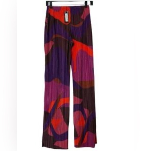Pretty Little Thing Colorful Abstract Women's Pants - Picture 1 of 3